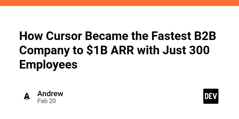 Cursor Blazes to $1B ARR in Record 24 Months
