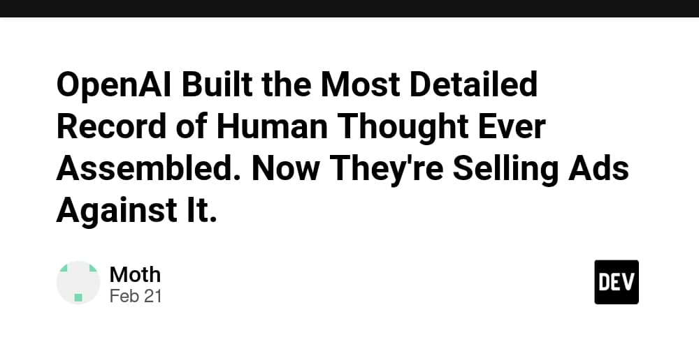 OpenAI Sells Ads Against User Data