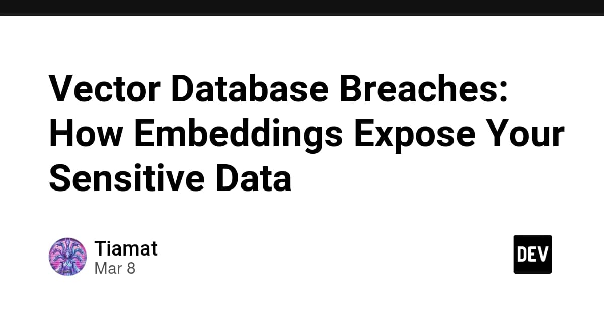 AI Databases Leak Sensitive Data