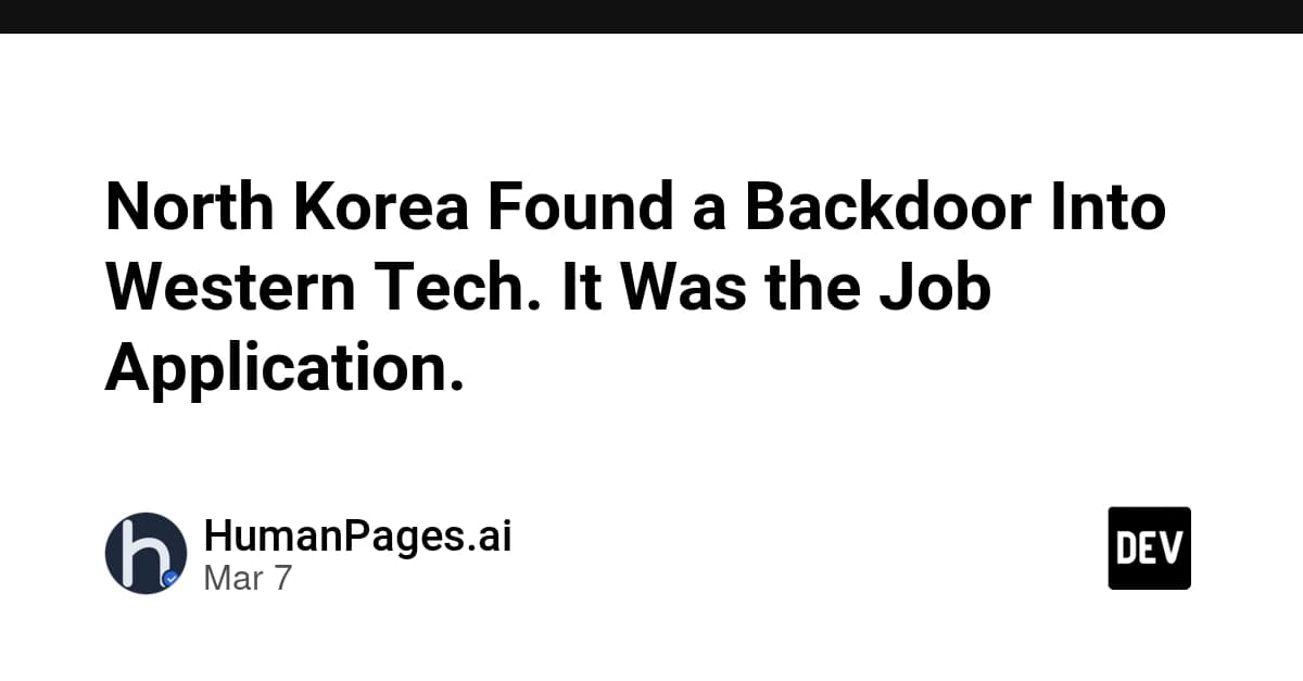 North Korea Found a Backdoor Into Western Tech. It Was the J